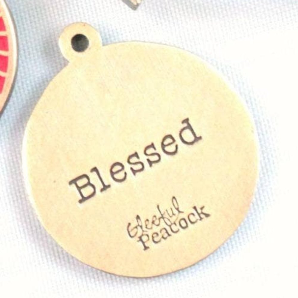 Flamingo Pink Heart Blessed Token Necklace - Picture 2 of 3